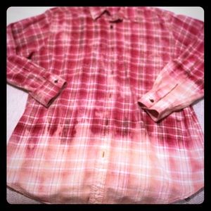 Tie dyed flannel